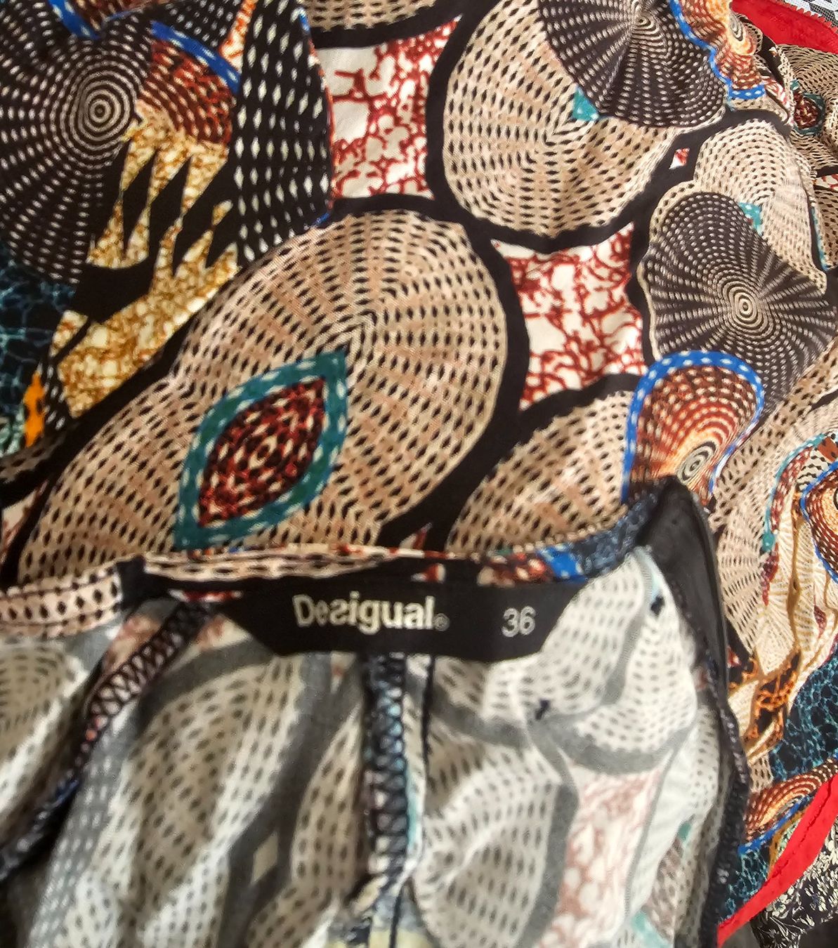 Desigual Vestiti: DESIGUAL Kleid Gr. 36 - schön gemustert – Usato da Füllinsdorf venduto da Sunnebliemli7 3
