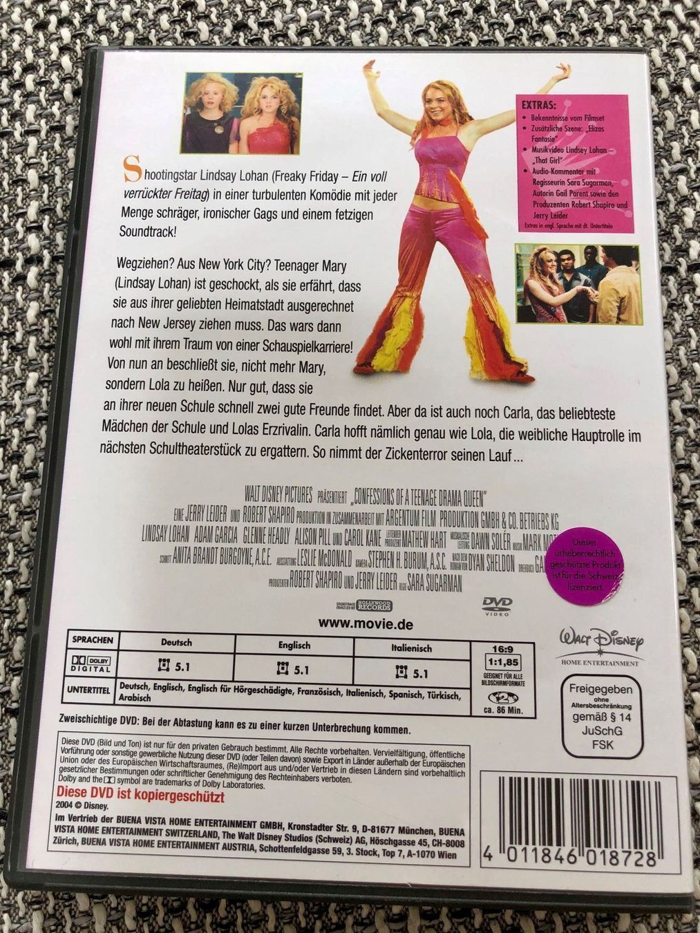 Tutti i DVDs: DVD - BEKENNTNISSE einer HIGHSCHOOL DIVA – Usato da Gommiswald venduto da Aloha.Spirit 1