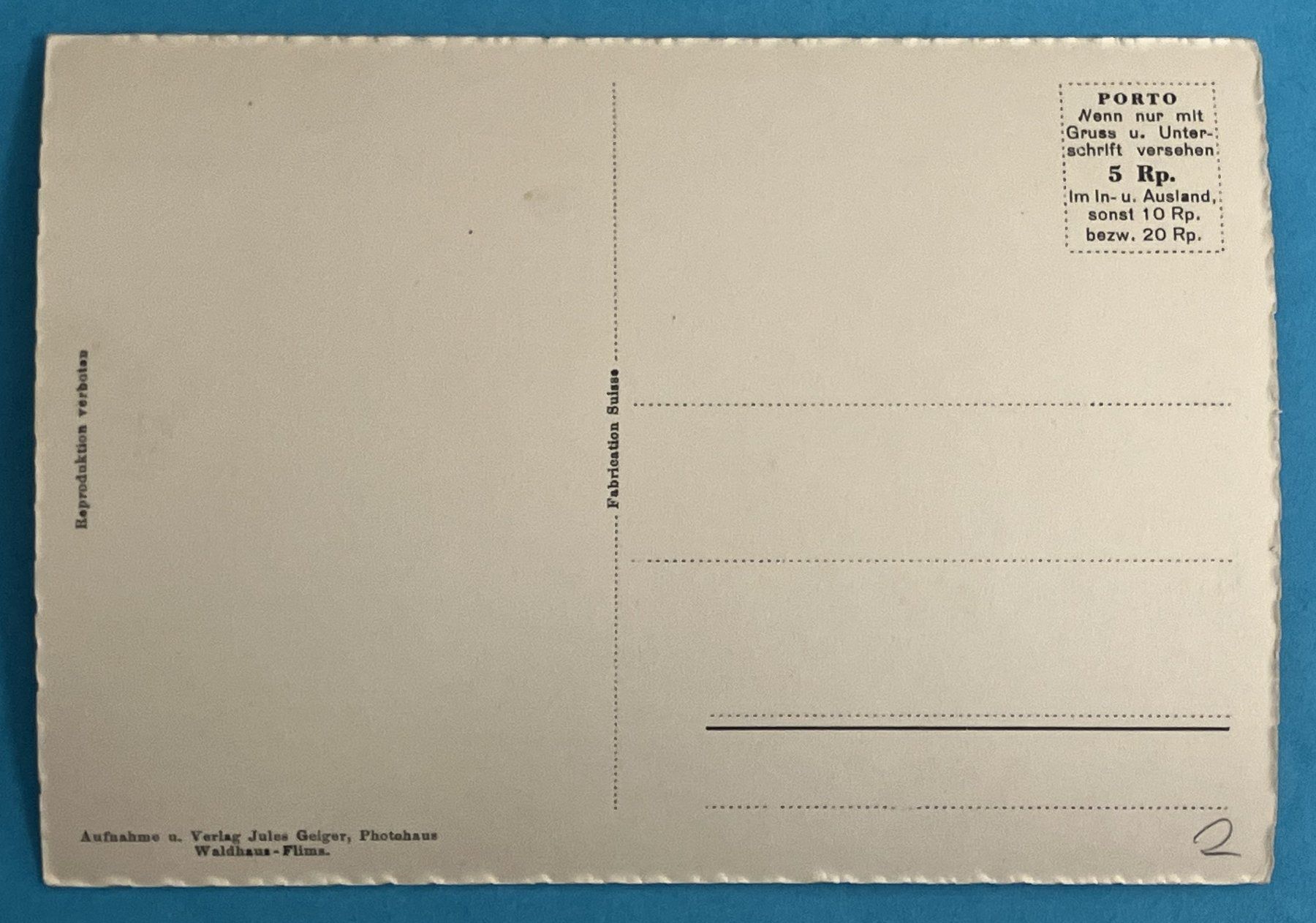 Ansichtskarten: OBERTOR ILANZ – Neu (gemäss Beschreibung) aus Oberwil BL von SALOB 1