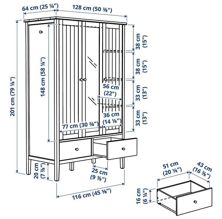 Ikea Schränke: GULLABERG Kleiderschrank NEU – Gebraucht aus Wettingen von giulia89 1