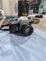 Pentax Asahi SL 35mm avec Super Takumar 55, Housse en cuir