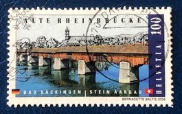 Nr.1288 mit Stempel Alte Rheinbrücke,Bad Säckingen/Stein 