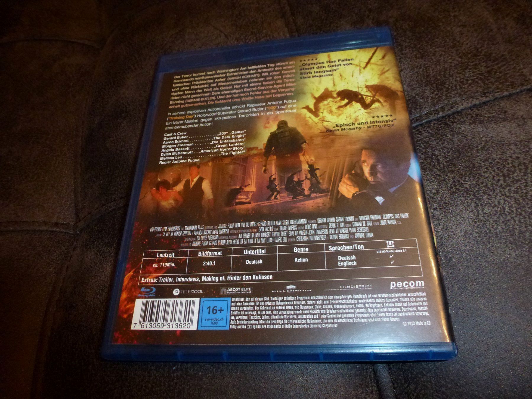 Tous les DVDs: Olympus has Fallen BLU-RAY – D'occasion à Olten par Disc-Verkauf 2