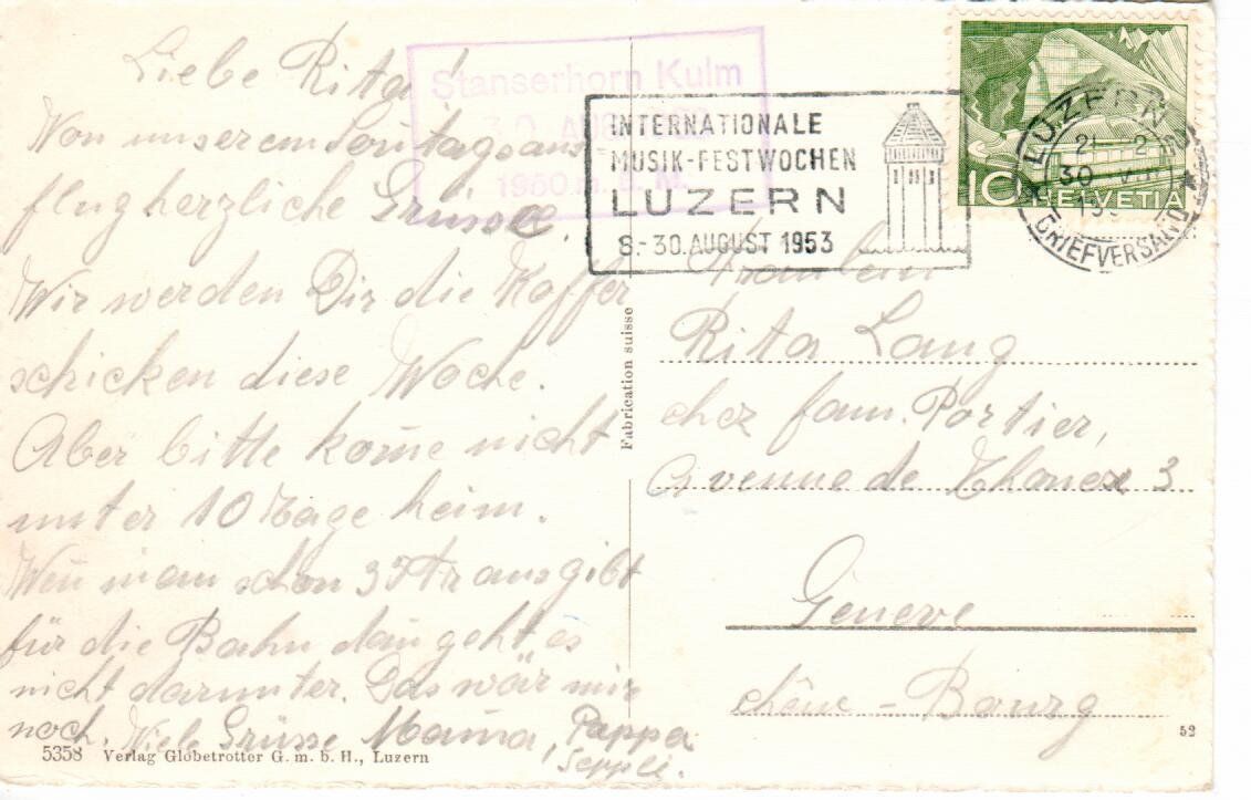 Cartes postales: Stanserhorn – D'occasion à Wolhusen par Curver9 1