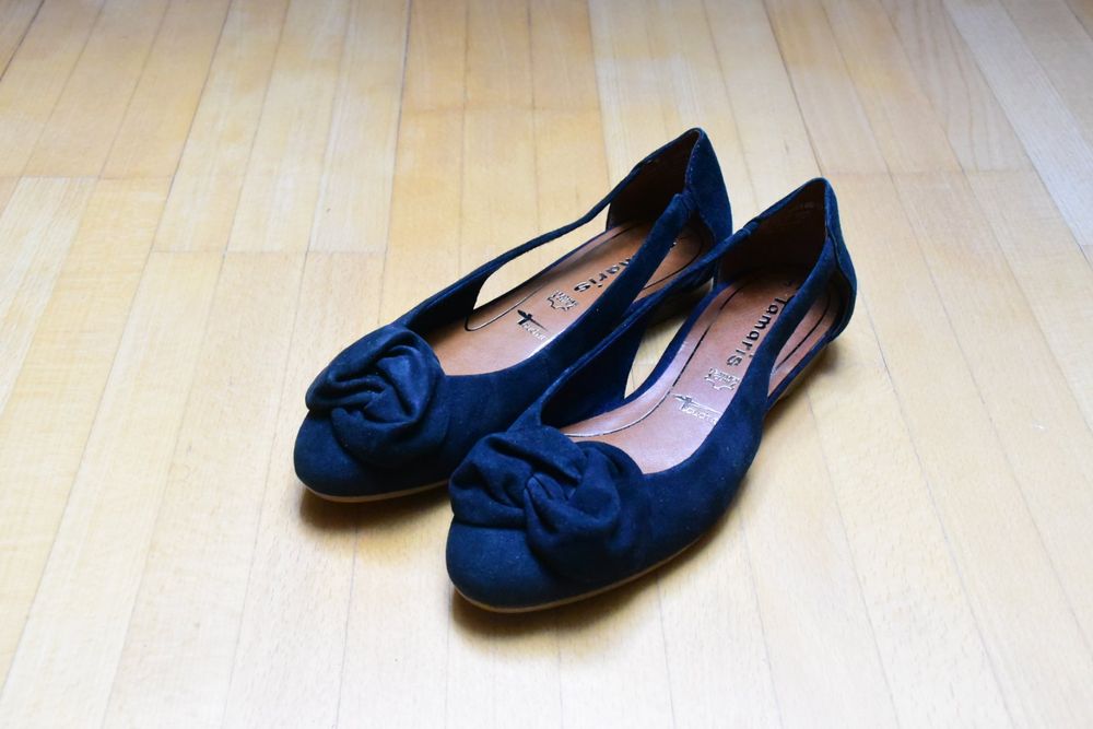 tamaris ballerina wildleder