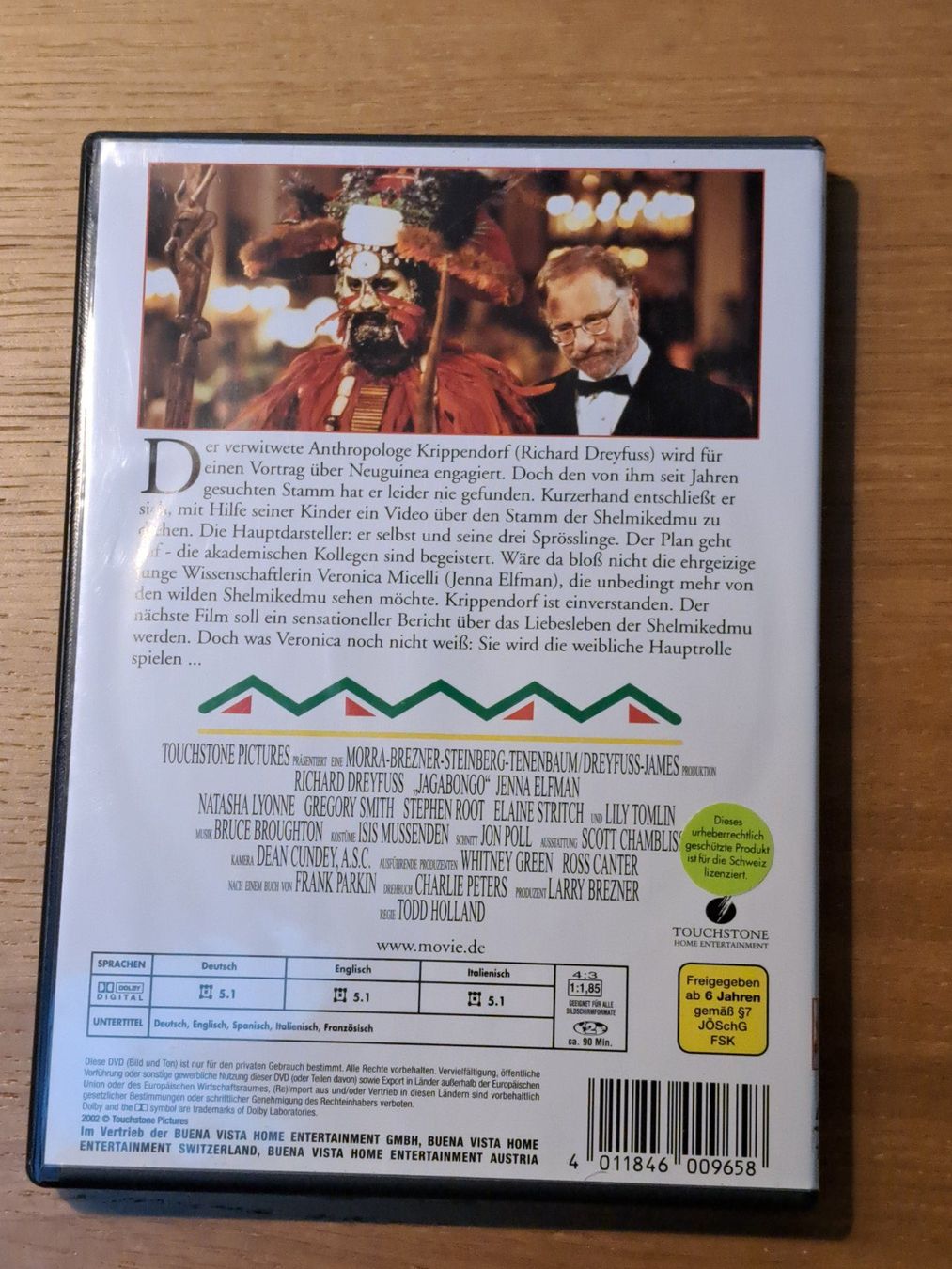 Tutti i DVDs: DVD Jagabongo  mit Richard Dreyfuss und Jenna Elfman – Usato da Unterseen venduto da Kanica 1