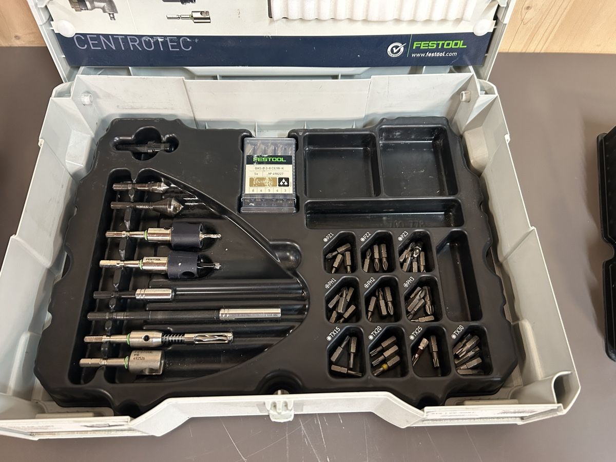 Festool Alle Maschinen: Festool Montagepaket / SYS 1 CE Sort / Systainer Centrotec – Gebraucht aus Elgg von  4