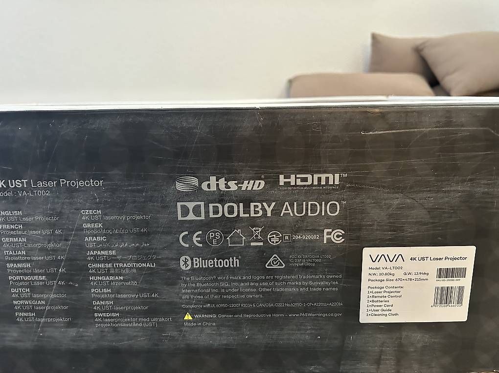 Proiettori: vava evolve 4k ust laser projector – Usato da Rothrist venduto da patrick1999 3