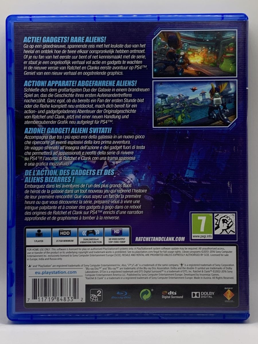 Sony Jeux: PS4 - Ratchet & Clank – D'occasion à Ostermundigen par RG-Collector 1