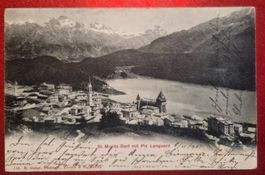 St. Moritz mit Piz Languard 1908
