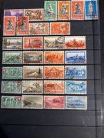 Schweiz 1938-1947 Pro Patria Sammlung gestempelt vollständig