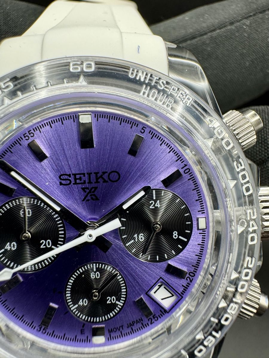 Orologi: Seitona Prospex Purple Chronograph – Nuovo e nell'imballaggio originale da Arnegg venduto da watch-shop 3