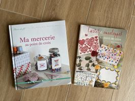 Livre "Ma mercerie au point de croix" + cartes & enveloppes
