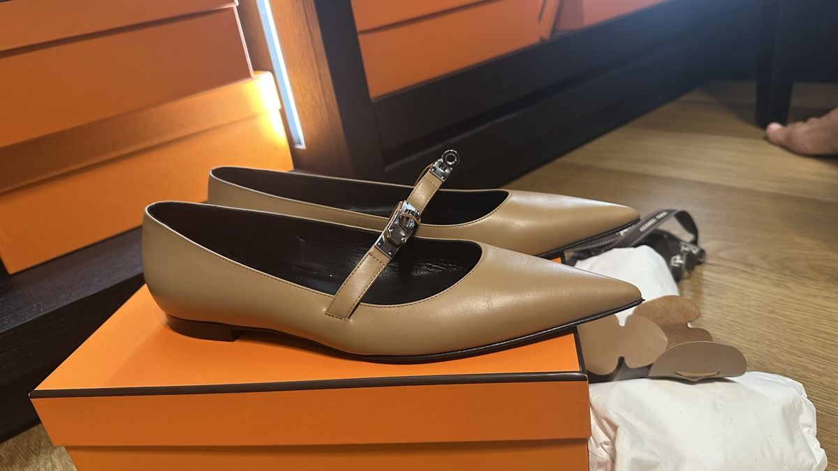 Hermès Scarpe da donna: Ballerinas Kelly – Nuovo e nell'imballaggio originale da Paradiso venduto da Under_sun