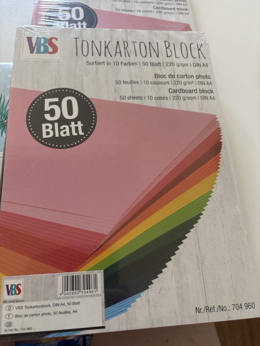 Kit bricolage: Tonkarton / Motivpapier – Nuovo e nell'imballaggio originale da Amriswil venduto da SCHLOSSGEISTLI 2