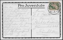 1915 PJ Karte J2 Vollstempel ARLESHEIM sauber selten ab 1.-