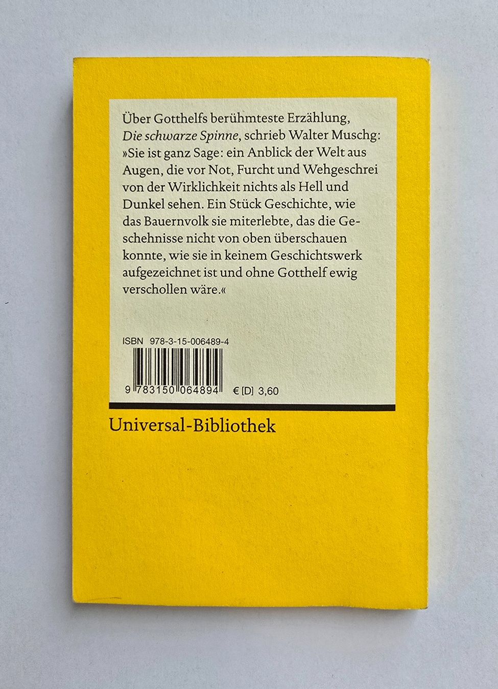 Libri: Die schwarze Spinne, Jeremias Gotthelf – Usato da Zürich venduto da pfo_tjp8 1