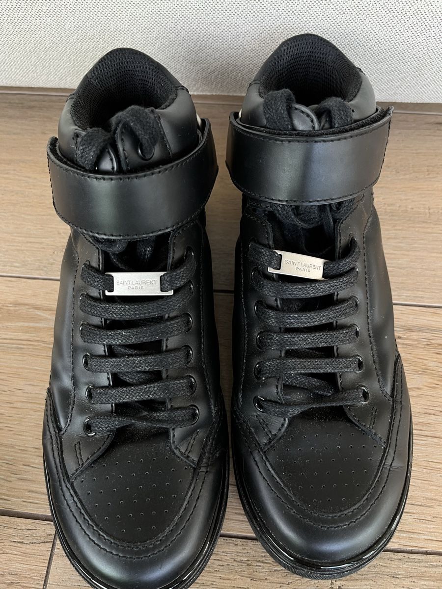 Saint Laurent Scarpe da uomo: Baskets cuir noir Saint Laurent T39 – Usato da Geneve venduto da orange1957 7