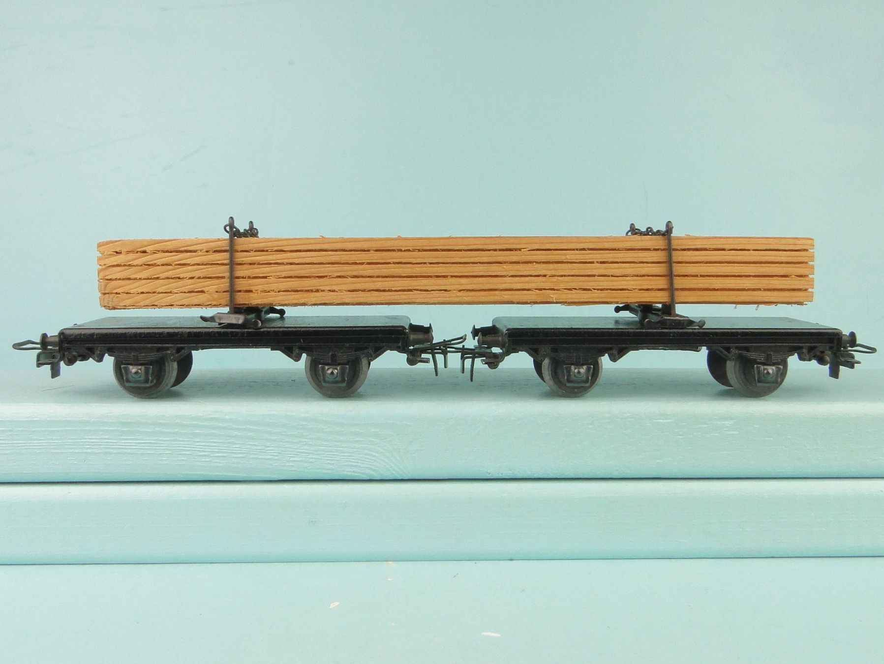 Märklin Modellini di ferrovie: Märklin Langholzwagen, GUSS – Usato da Bülach venduto da cann11 1
