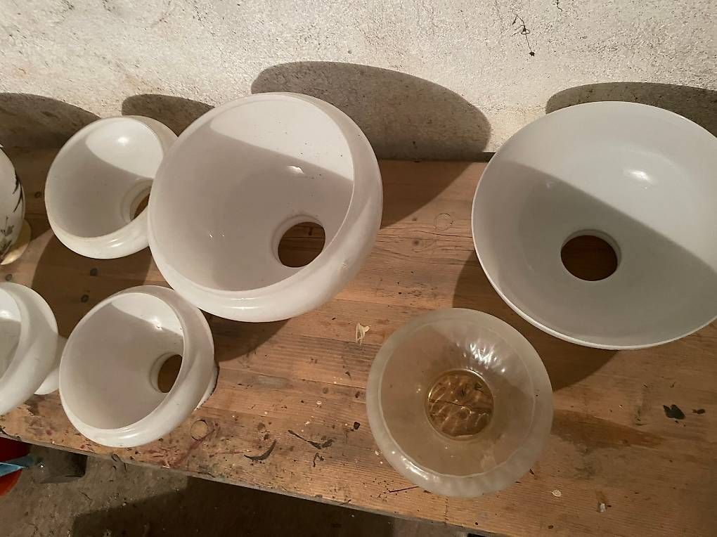 Paralumi: 6x abat jour en opaline – Usato da La Croix (Lutry) venduto da netrajet 3