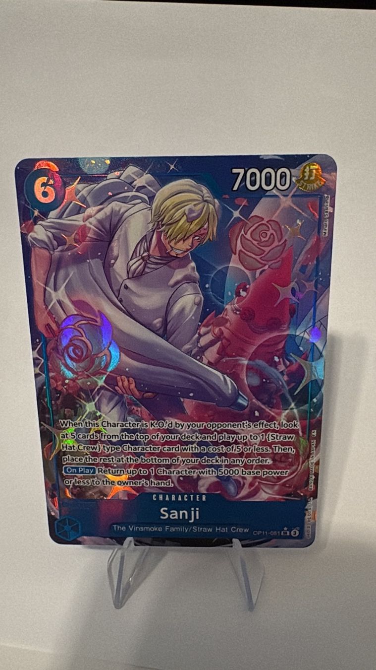 Bandai Carte collezionabili: One Piece TCG - OP11-051 Sanji – Nuovo (secondo la descrizione) da Birsfelden venduto da alex4127