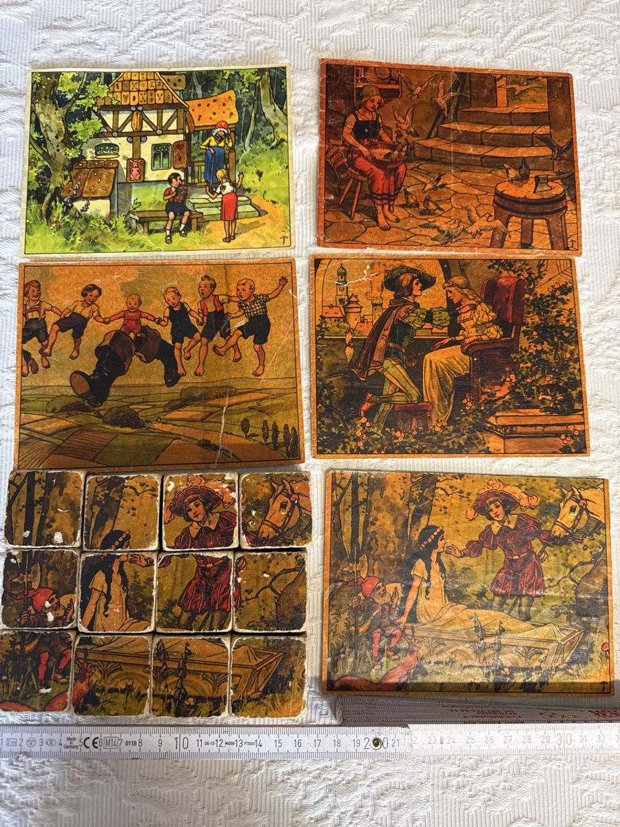 Puzzles: Antike Holzbauklötze / Puzzle, Nostalgie – Gebraucht aus Gams von ver_n7n9