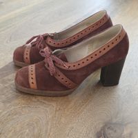 Damen Schuhe Humana Grösse 5 Leder braun guter Zustand