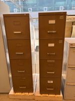 Aktenschrank Metall braun 4 Schubladen gebraucht