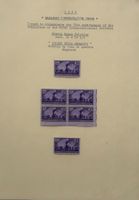 LOT USA BRIEFMARKEN EISENBAHN 1944/47