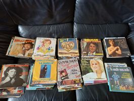 Schallplatten Sammlung Französische Chansons 70er Jahre 