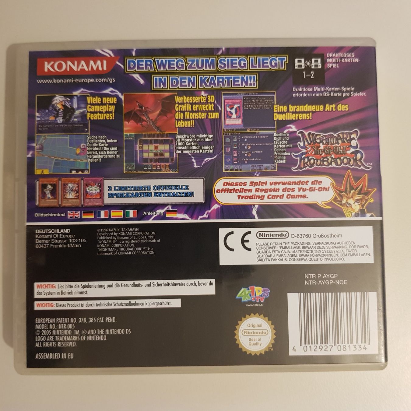 Nintendo Giochi: Yu-Gi-Oh! - Nightmare Troobadour /DS – Usato da Münchenstein venduto da 2DGames 1