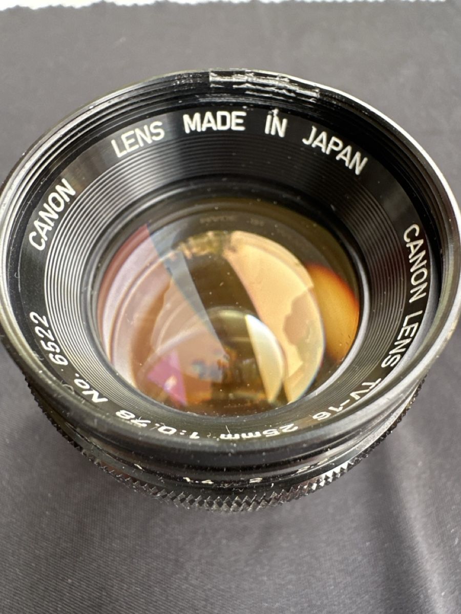 Canon Obiettivi: Canon 25mm f:0,78 c mount – Usato da Lausanne venduto da peu_g7rz 2