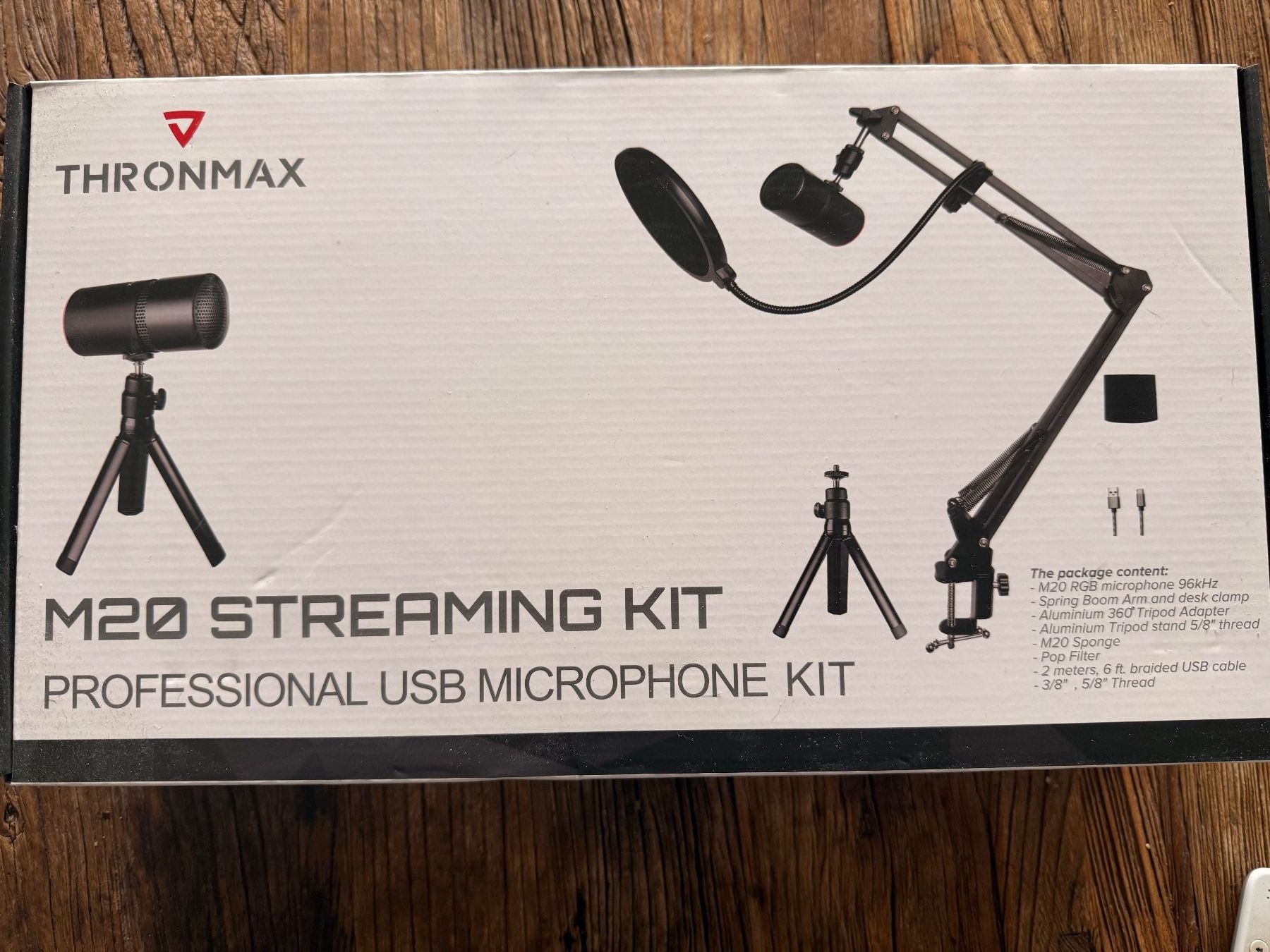 Microfoni: Streaming-Kit- Thronmax- M20-Professional USB Microphone-Kit – Nuovo e nell'imballaggio originale da Teufenthal AG venduto da MeineSchatztruhe