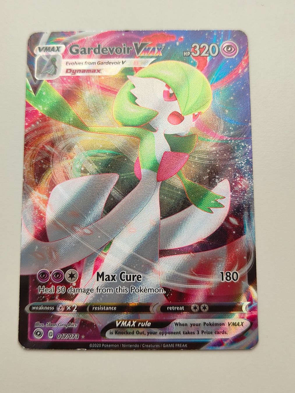 Pokémon Carte collezionabili: Pokemon Gardevoir VMAX Full Art Champion's Path – Usato da Thalwil venduto da FigurenFreunde