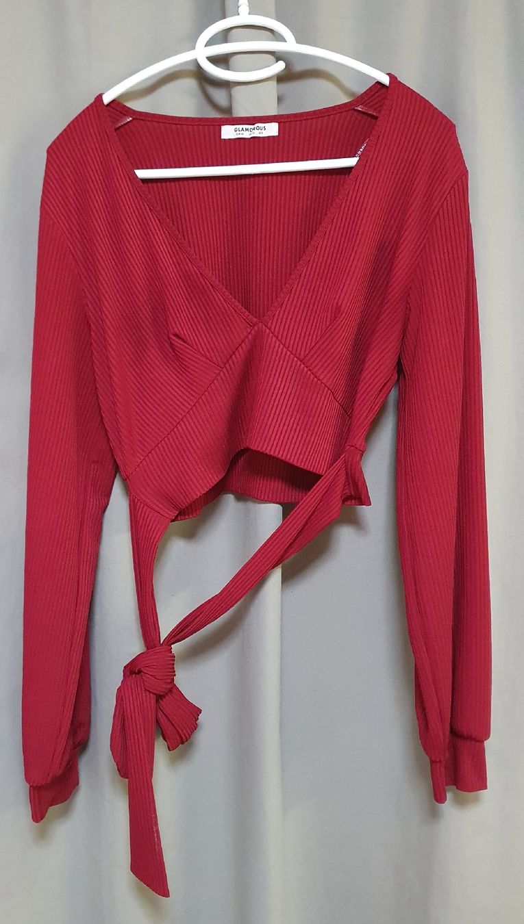 Top: Haut rouge – Usato da Echallens venduto da Echo_ed6 1
