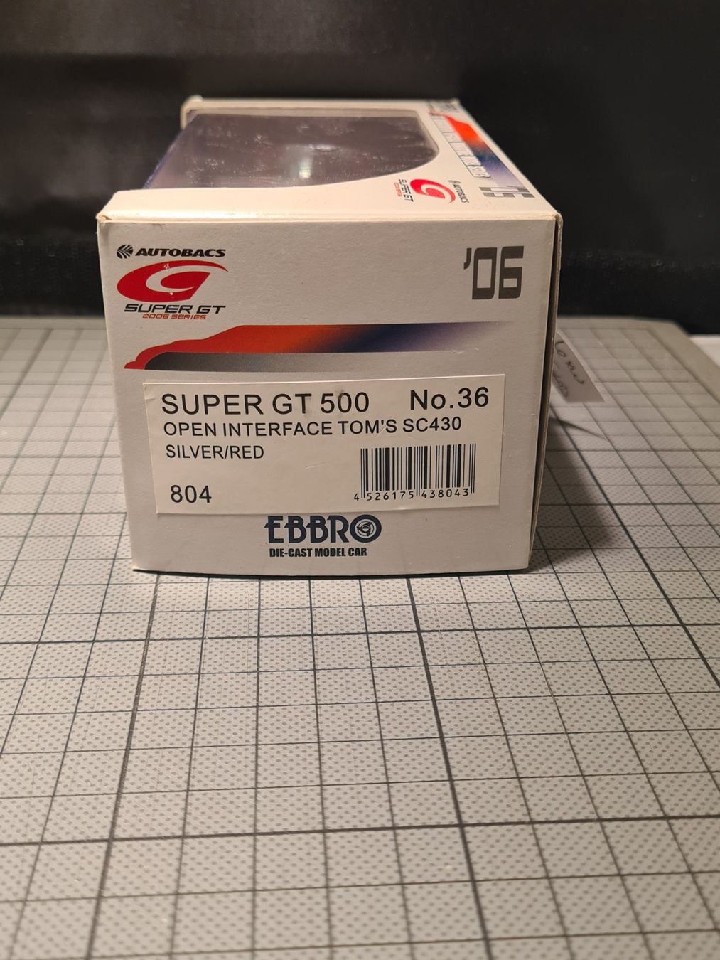 Lexus Modellini d'auto: OPEN INTERFACE TOM'S SC430 Super GT 2006 - 1:43 EBBRO – Nuovo (secondo la descrizione) da Chézard-St-Martin venduto da AlPat-Collections 6