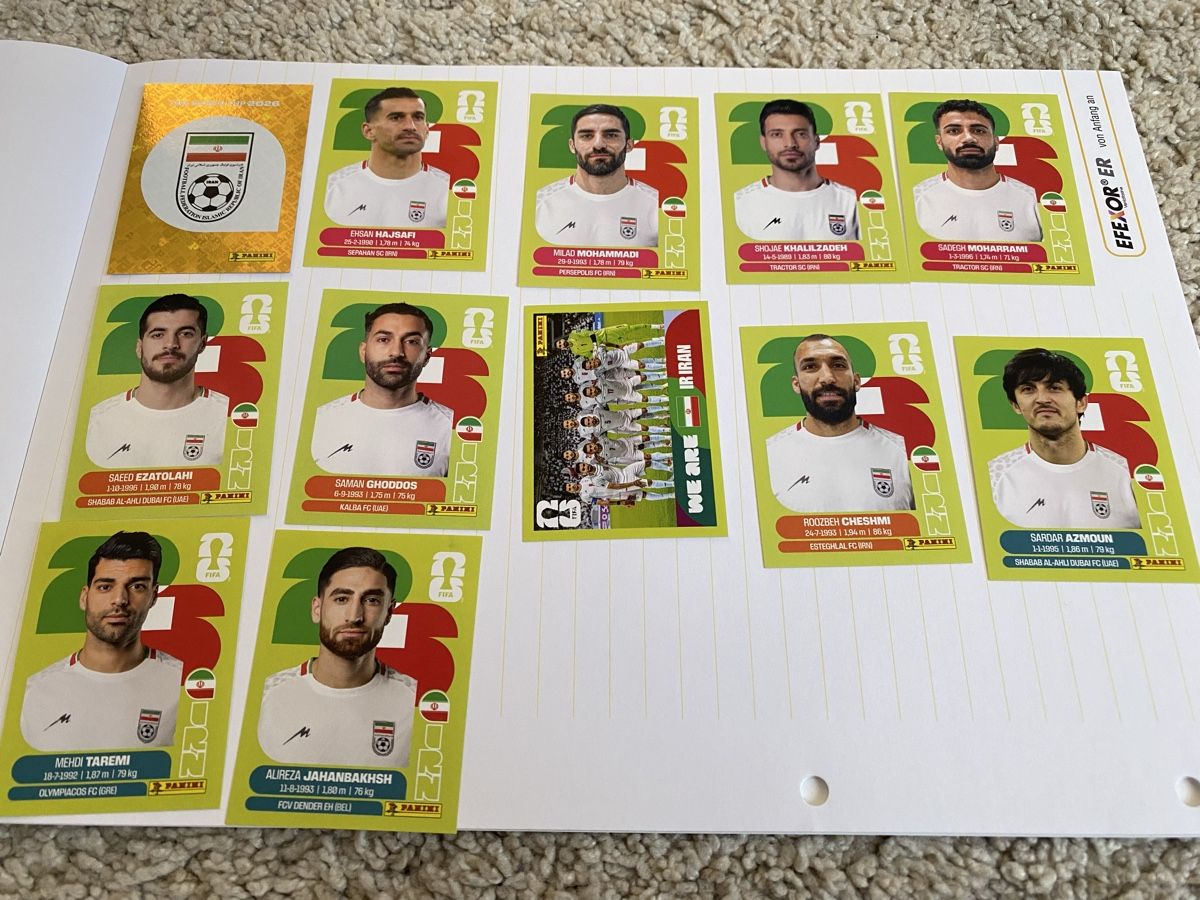Panini Carte collezionabili: Panini WM 2026 Iran – Nuovo (secondo la descrizione) da Arbon venduto da arminnnn