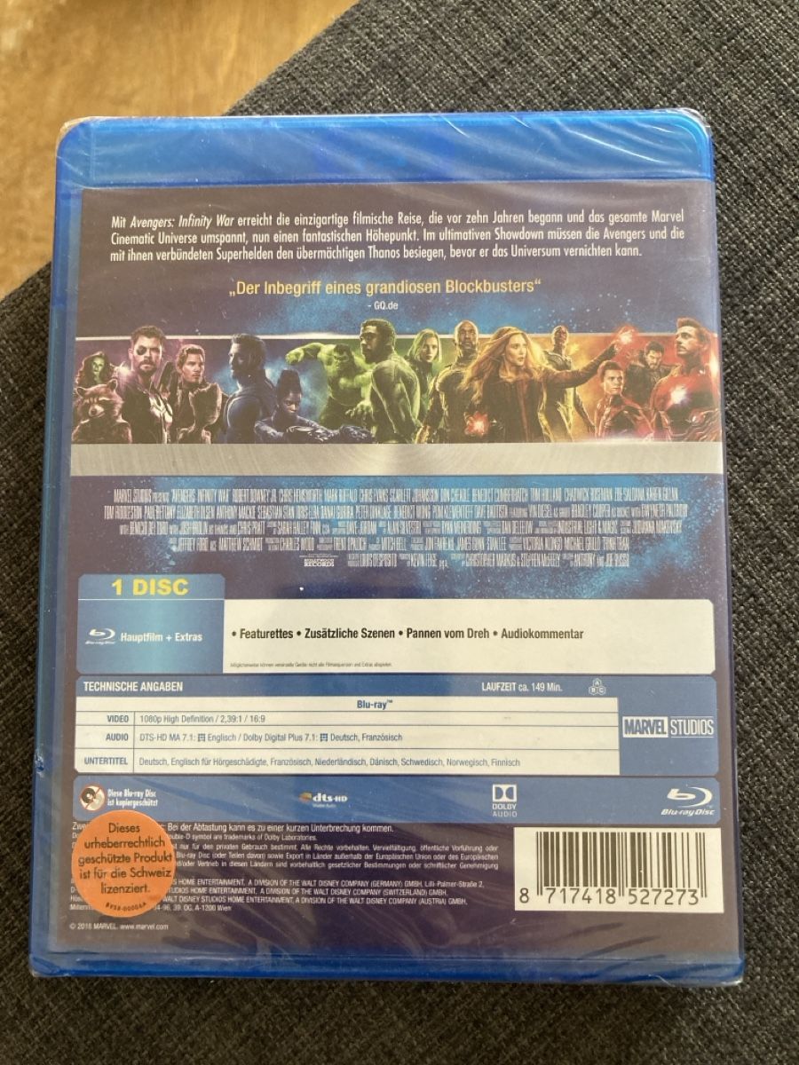 Tutti i DVDs: Blu-ray Avengers – Nuovo e nell'imballaggio originale da Zürich venduto da LaraS30 1