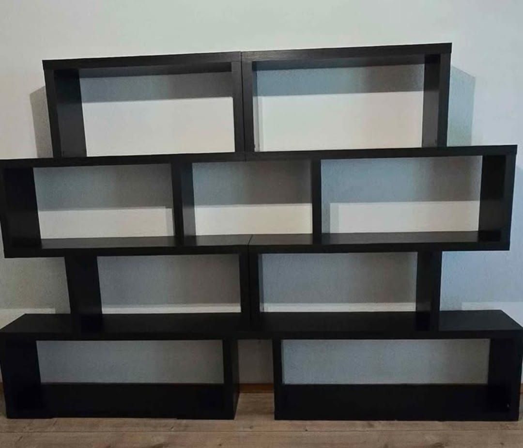 Scaffali: Bibliothèque étagère murale noire 6 compartiments modulable – Nuovo (secondo la descrizione) da Solothurn venduto da dan_9f6z