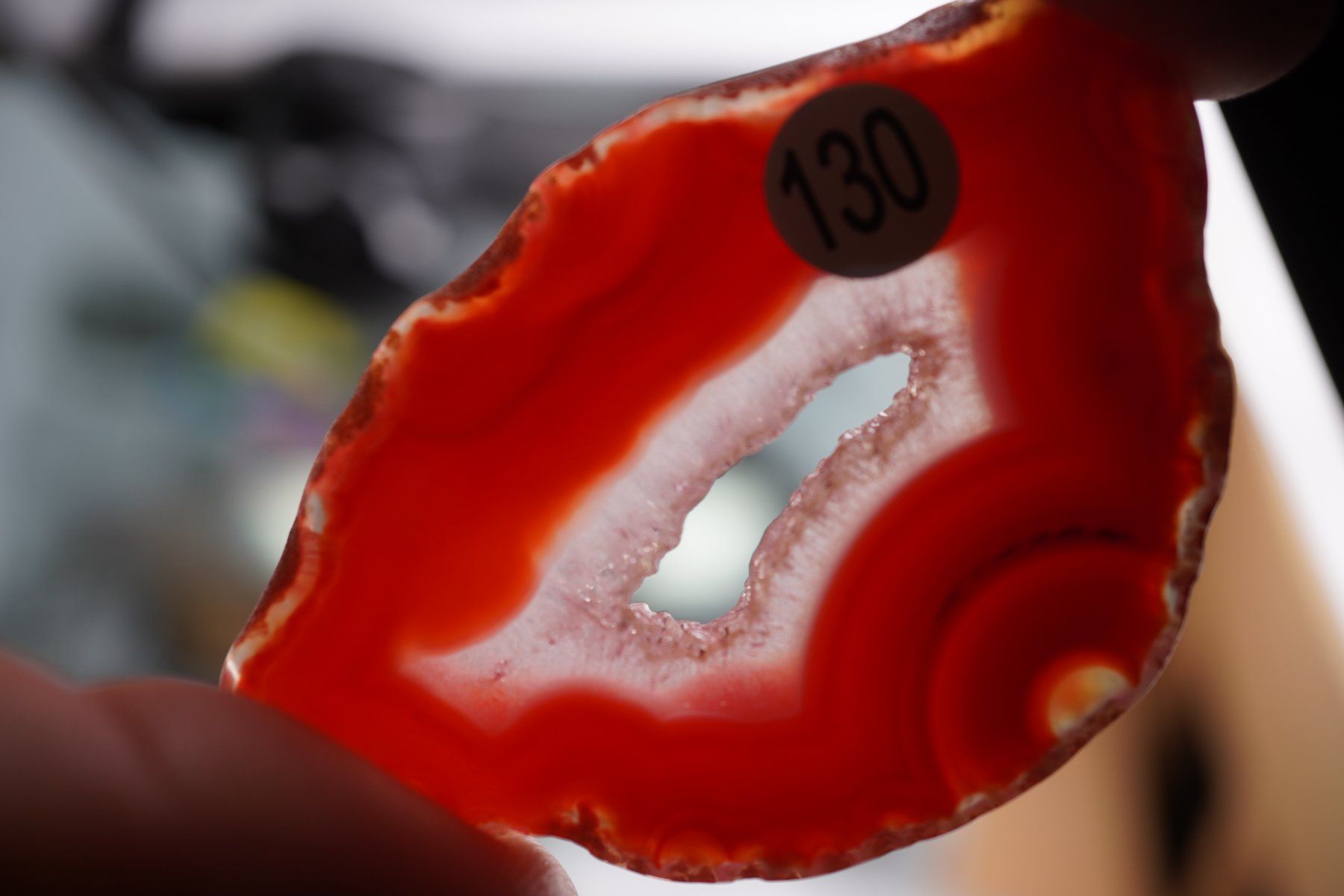 Minerali & Pietre curative: Achat  Scheibe  Rot Wunderschön       ab  1.-     Räumung – Nuovo e nell'imballaggio originale da Eschenbach SG venduto da topstone 7