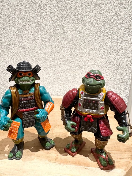 1993 tmnt vintage movie samurai Mike raph ninja turtles 90er (Gebraucht ...