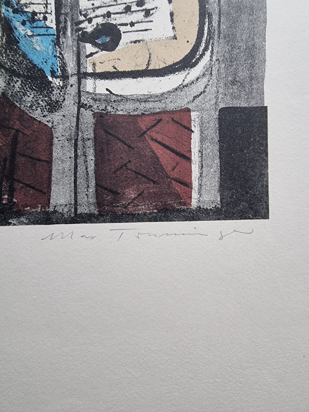 Grafica & Litografie: MAX TRUNINGER LITHOGRAPHIE SIGNIERT NUMMERIERT – Usato da Gersau venduto da grafik-kunst 4