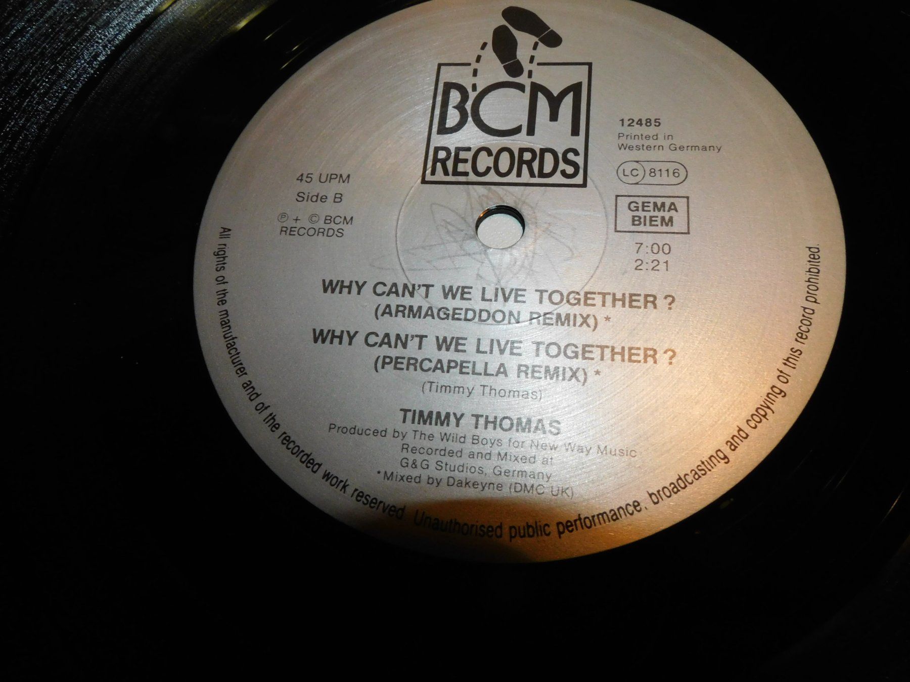 Dischi in vinile: LP Schallplatte Timmy Thomas Mixed by Dakeyne  House Techno – Usato da Sursee venduto da 76 2
