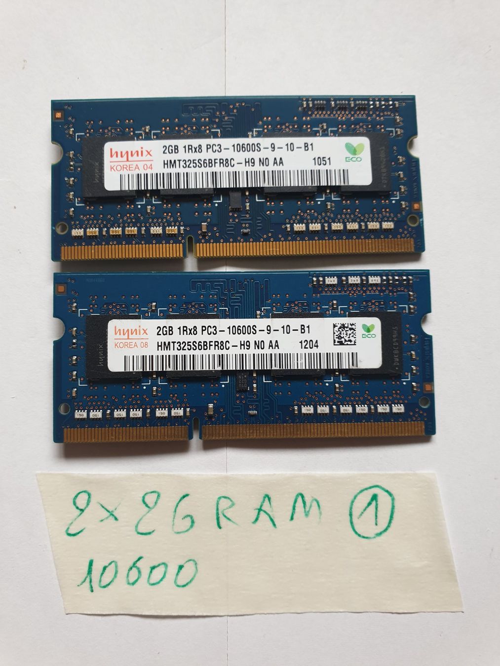 Memoria / RAM: 2x2Gram / 10600 – Usato da Moudon venduto da Amaroli7