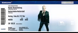 Kim Wilde, Volkshaus Zürich, 17.10. Stehplatz