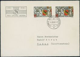 1941 - Bern - Ersttagsbrief FDC ET - Combo FDC - Gaudard