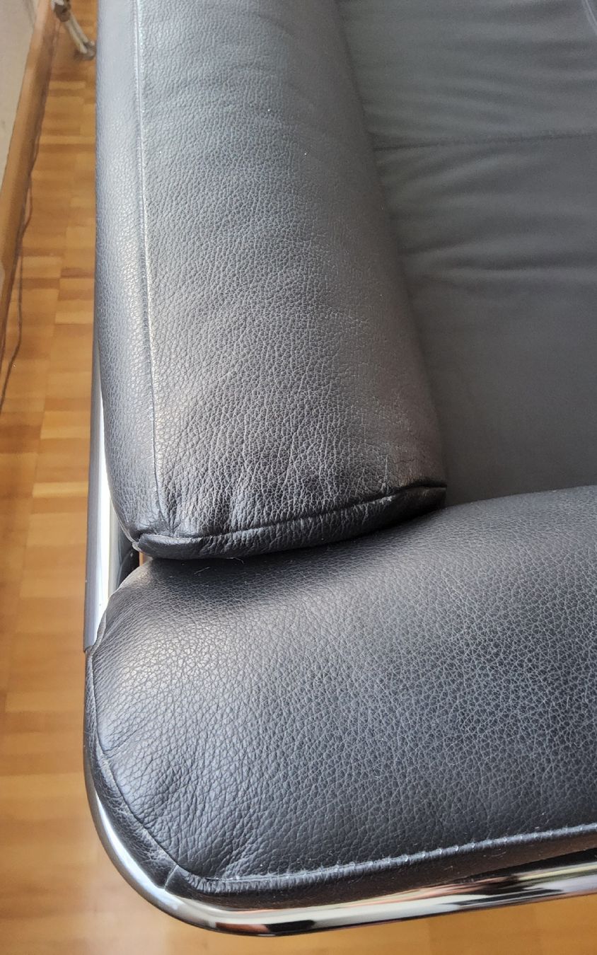 Le Corbusier Sofas: Le Corbusier  Sofa Style Interio Rindsnappaleder 3 Pläzer – Neu (gemäss Beschreibung) aus Aesch BL von Yeti888 8