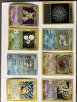 Lot de 8 cartes Pokémon vintage – Holos / anciennes