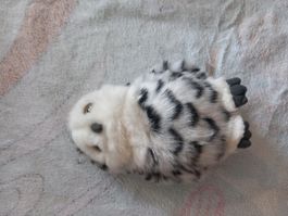 Kuscheliges Schneeeule Stofftier - schlaue Eule