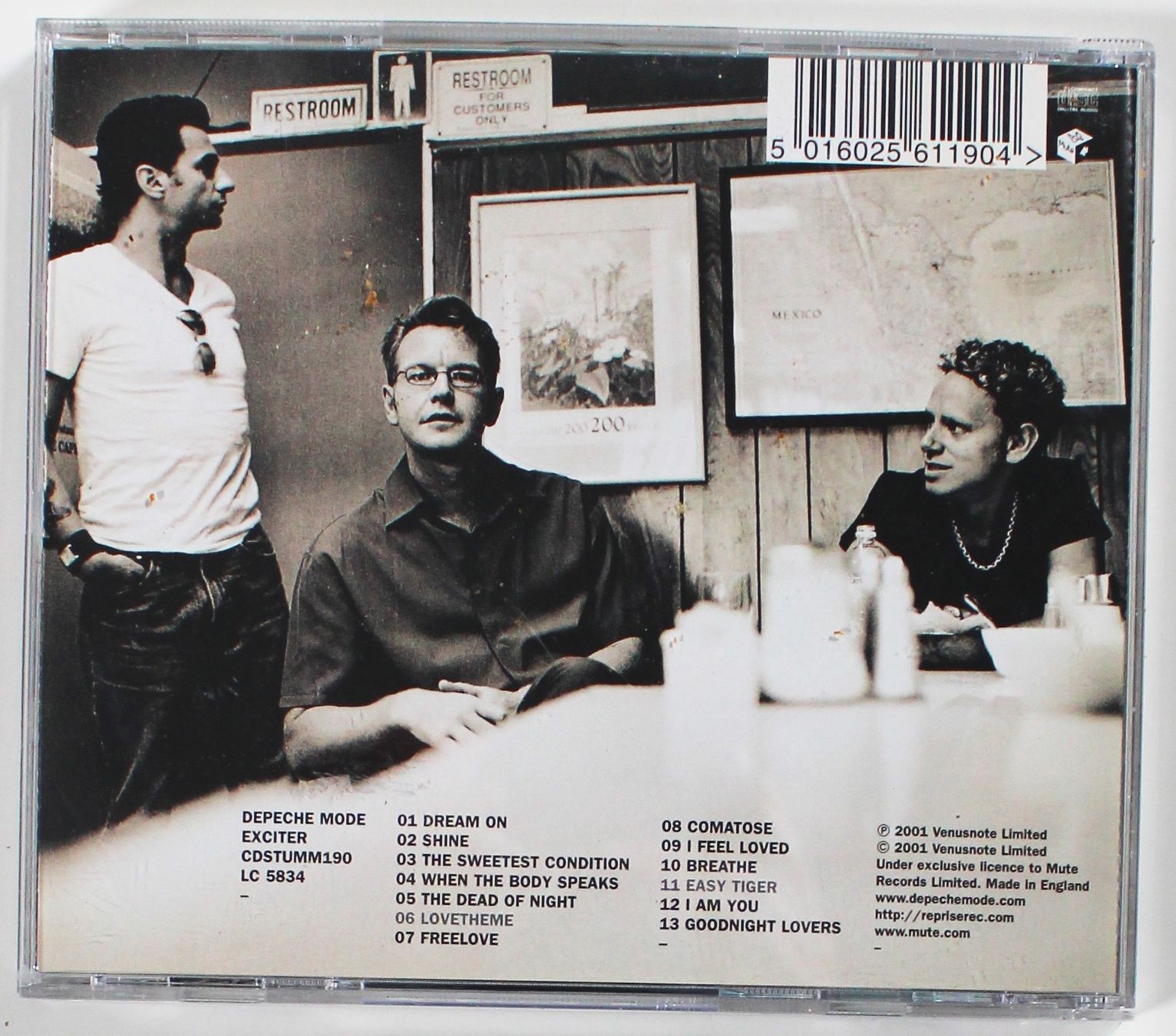 CD: CD - DEPECHE MODE - EXCITER - 1. AUFLAGE ENGLAND 2001 – Usato da Brüttisellen venduto da Collector-Corner 2